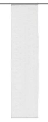 Flächenvorhang Rom uni weiß BxH 60x245cm